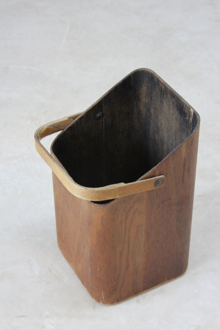 Mid Century Oak Coal Scuttle - Kernow Furniture