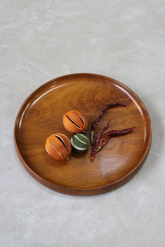 Turned Wooden Tray - Kernow Furniture