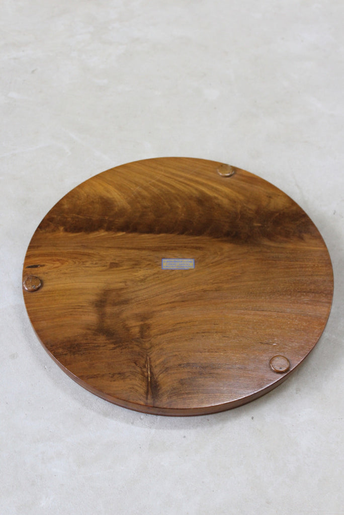 Turned Wooden Tray - Kernow Furniture