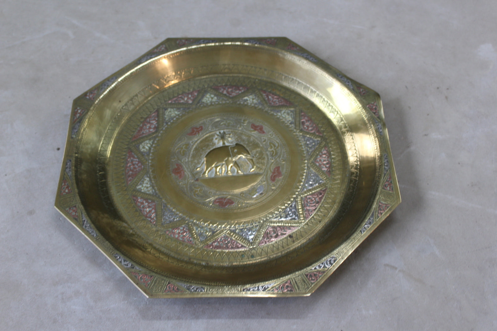 Eastern Brass Tray - Kernow Furniture