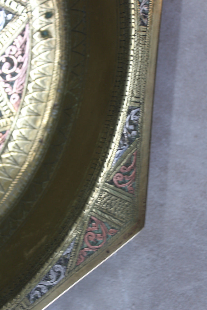 Eastern Brass Tray - Kernow Furniture