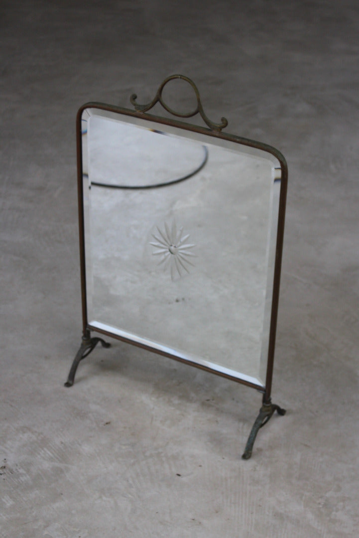 Victorian Mirror Fire Screen - Kernow Furniture