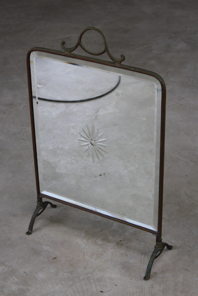 Victorian Mirror Fire Screen - Kernow Furniture