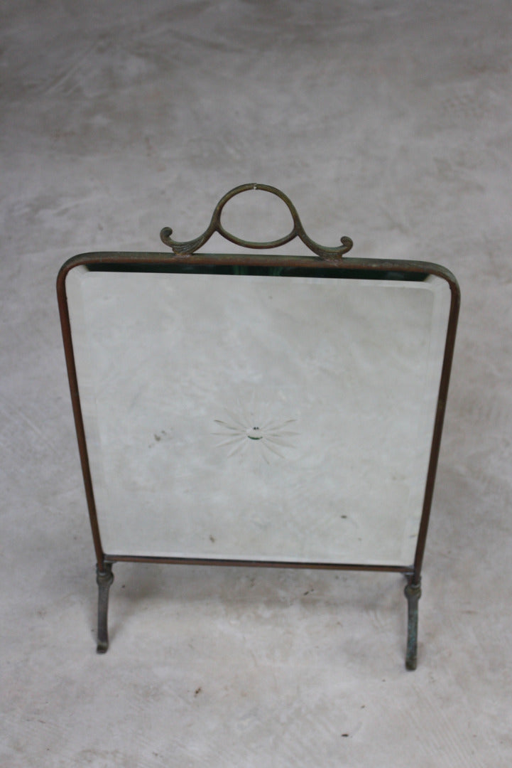 Victorian Mirror Fire Screen - Kernow Furniture