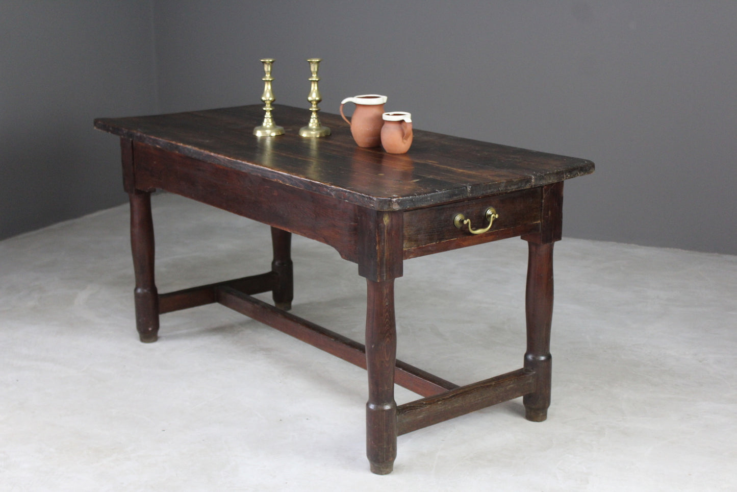 Continental Pine Refectory Table - Kernow Furniture