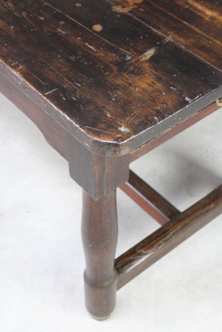 Continental Pine Refectory Table - Kernow Furniture