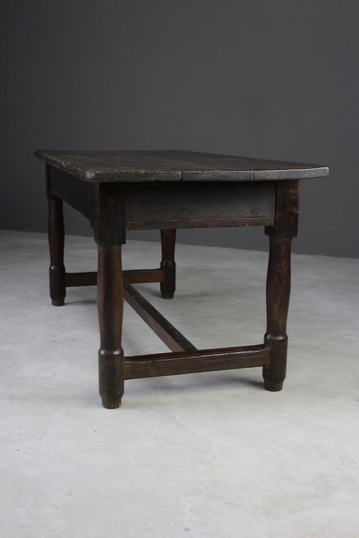 Continental Pine Refectory Table - Kernow Furniture