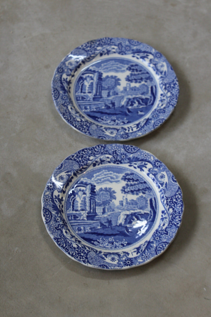 Pair Copeland Spode Italian Bread Plates - Kernow Furniture