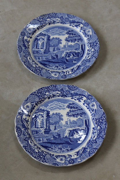 Pair Copeland Spode Italian Bread Plates - Kernow Furniture