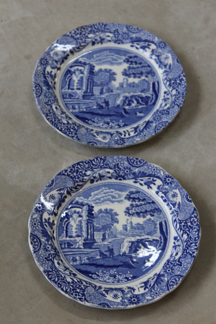 Pair Copeland Spode Italian Bread Plates - Kernow Furniture