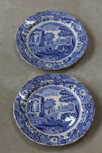 Pair Copeland Spode Italian Bread Plates - Kernow Furniture