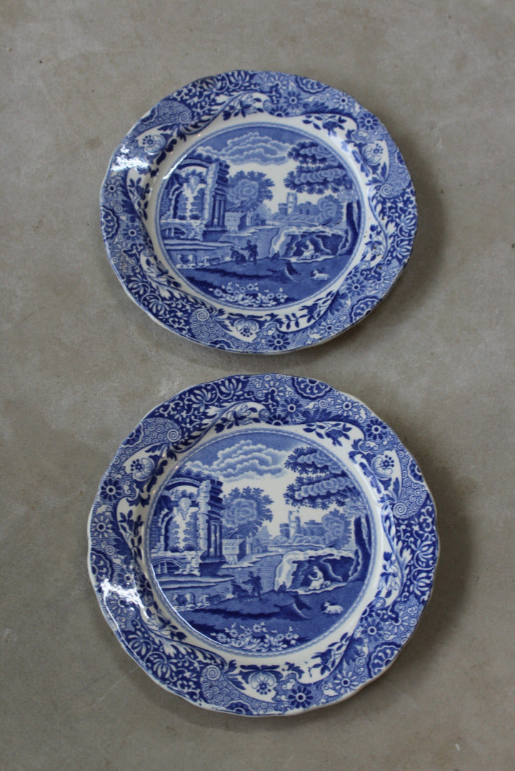 Pair Copeland Spode Italian Bread Plates - Kernow Furniture