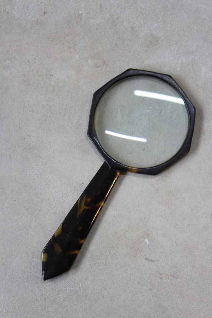 Faux Tortoise Shell Magnifying Glass - Kernow Furniture