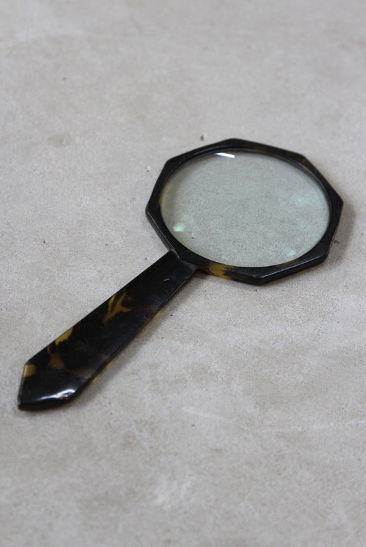 Faux Tortoise Shell Magnifying Glass - Kernow Furniture
