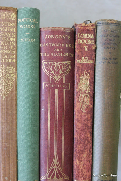 Assorted Collection Vintage Books - Kernow Furniture