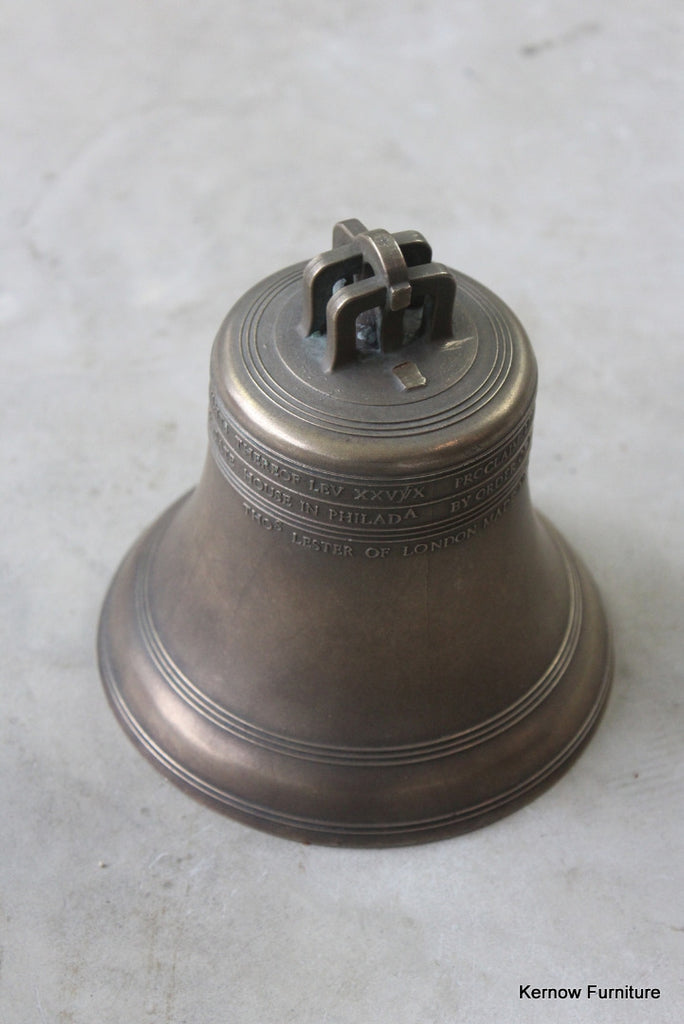 Replica Bronze Liberty Bell - Kernow Furniture