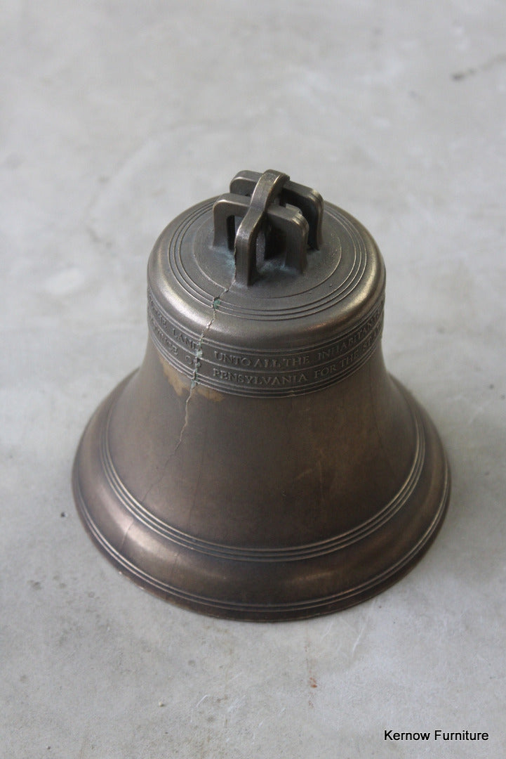 Replica Bronze Liberty Bell - Kernow Furniture