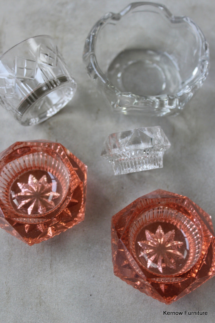 Vintage Glass Pots - Kernow Furniture