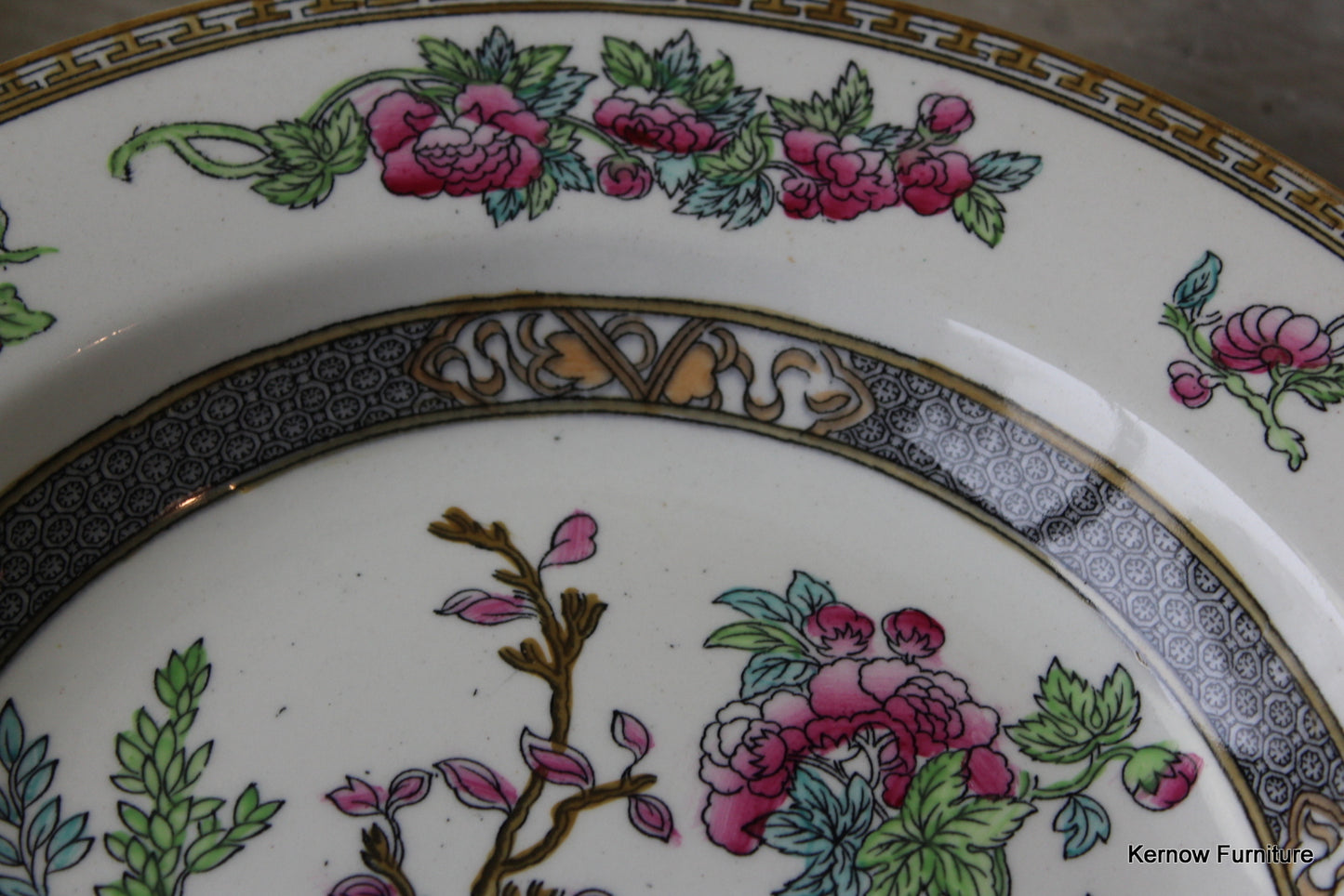 6 Wedgwood Indian Tree Dinner Bowls - Kernow Furniture