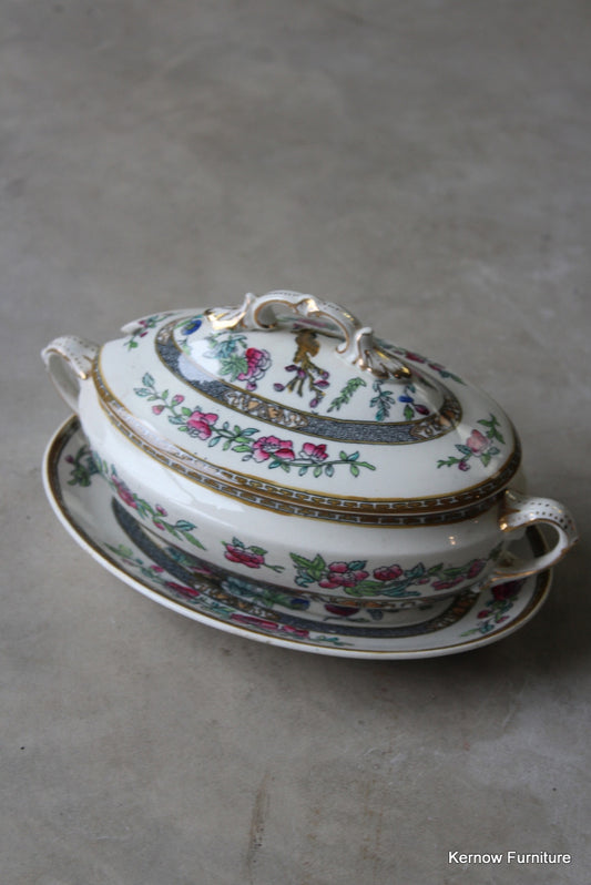 Indian Tree Tureen & Saucer - Kernow Furniture