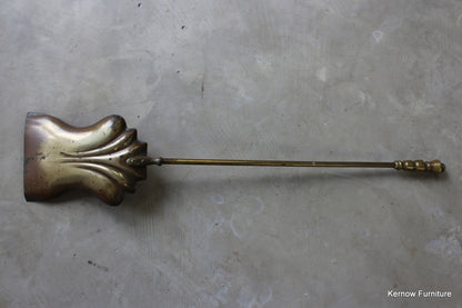 Single Brass Fire Shovel - Kernow Furniture