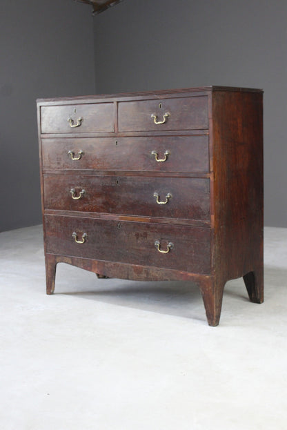 Antique Mahogany Chest of Drawers - Kernow Furniture