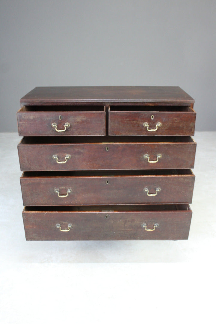 Antique Mahogany Chest of Drawers - Kernow Furniture