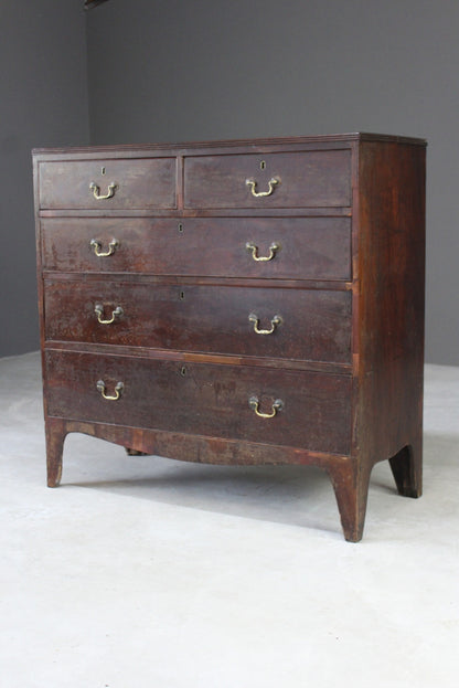 Antique Mahogany Chest of Drawers - Kernow Furniture