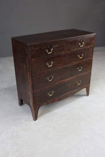 Antique Mahogany Chest of Drawers - Kernow Furniture