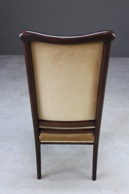 Edwardian Mahogany Armchair - Kernow Furniture