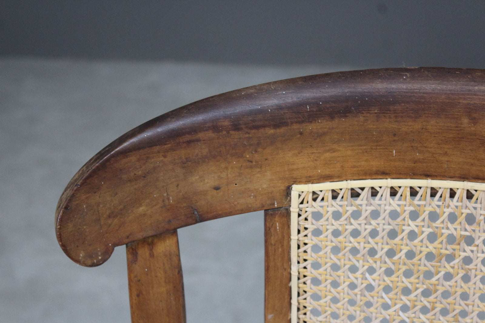 Edwardian Caned Armchair - Kernow Furniture