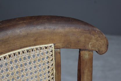 Edwardian Caned Armchair - Kernow Furniture