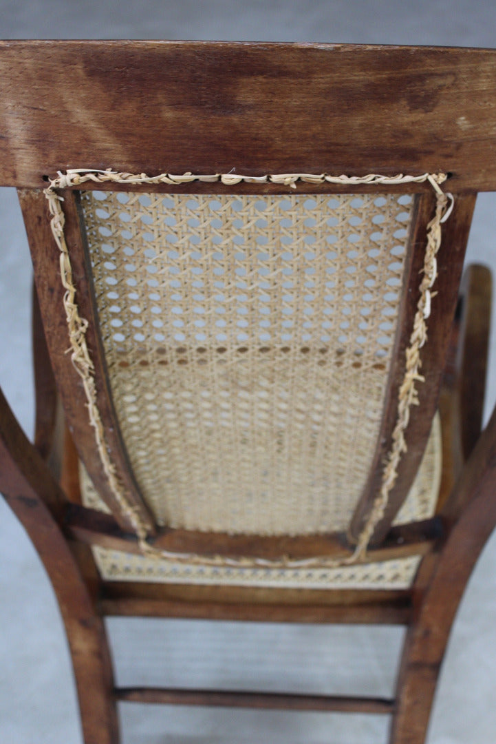 Edwardian Caned Armchair - Kernow Furniture