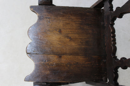 Rustic Oak Occasional Chair - Kernow Furniture