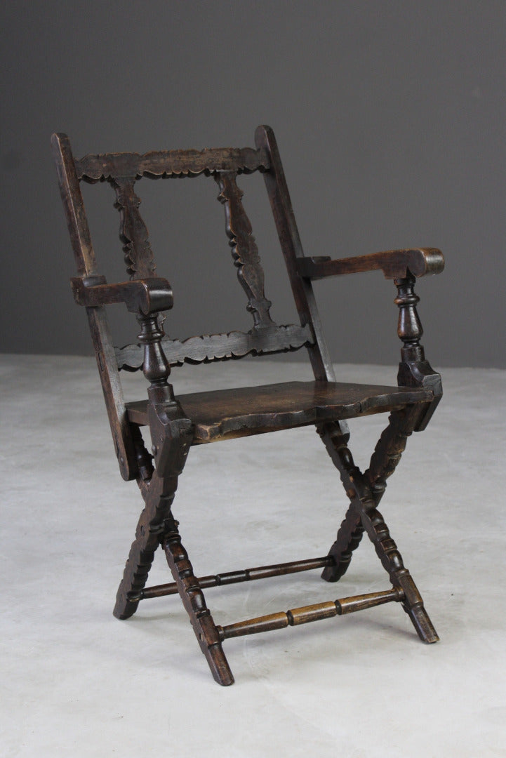 Rustic Oak Occasional Chair - Kernow Furniture