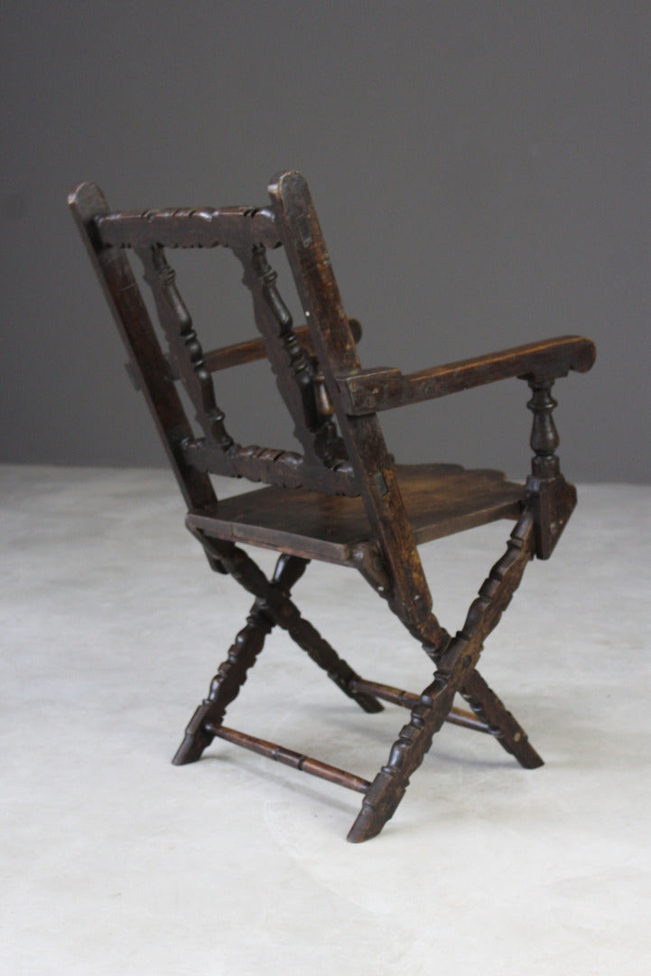 Rustic Oak Occasional Chair - Kernow Furniture