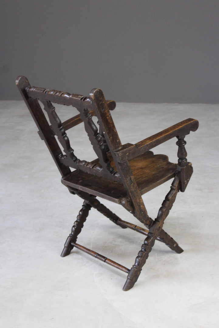 Rustic Oak Occasional Chair - Kernow Furniture