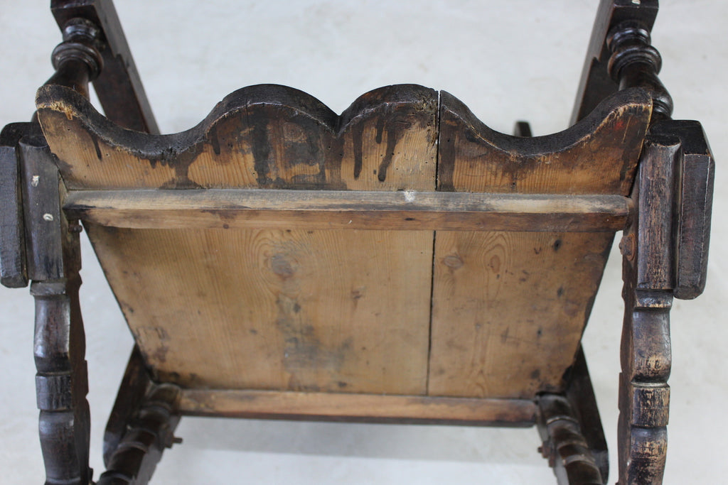 Rustic Oak Occasional Chair - Kernow Furniture