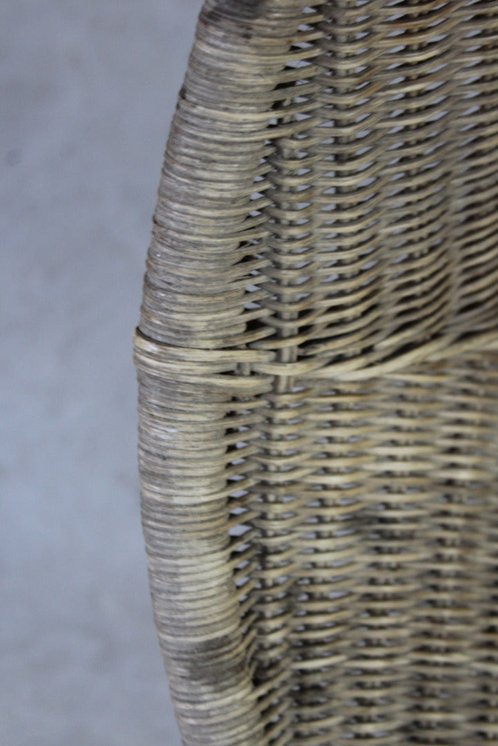 Retro Wicker Tub Chair - Kernow Furniture