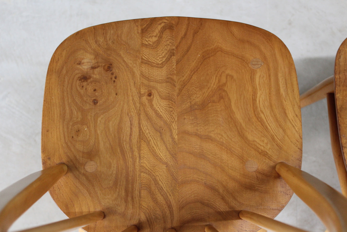 4 Retro Ercol Dining Chairs - Kernow Furniture