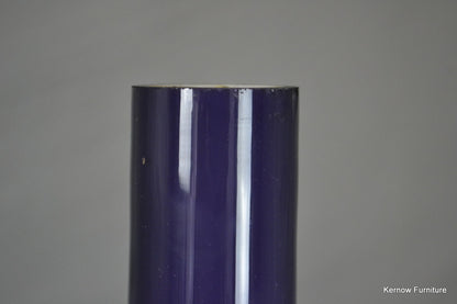 Retro Kastrup Purple Glass Lamp Base - Kernow Furniture