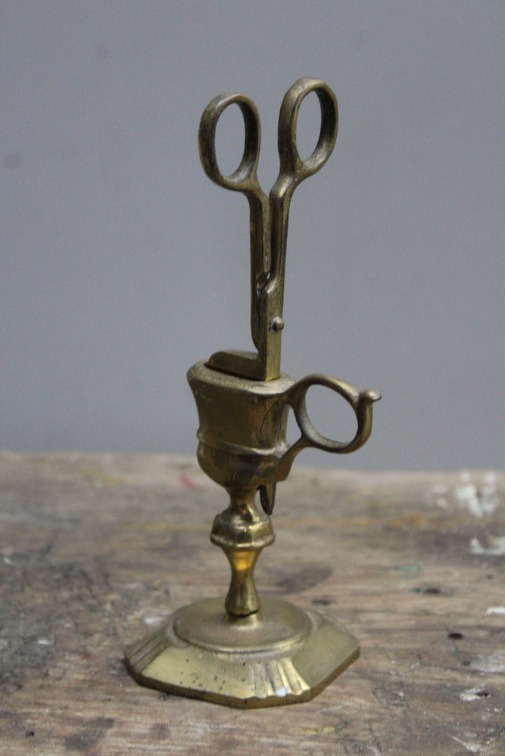 Brass Candle Snuffer & Stand - Kernow Furniture