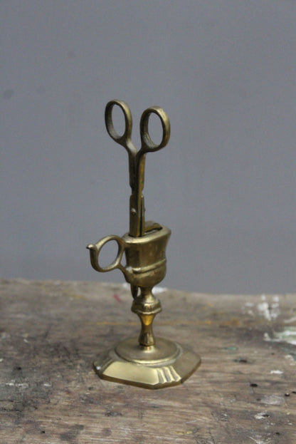 Brass Candle Snuffer & Stand - Kernow Furniture