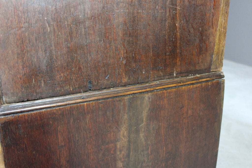 Antique Oak Tall Boy - Kernow Furniture