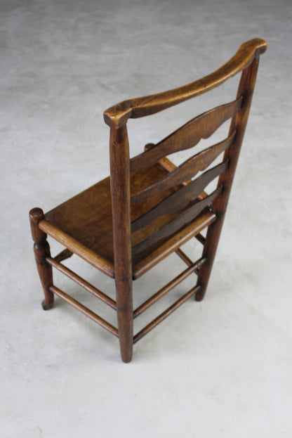 Single Ladderback Country Chair - Kernow Furniture