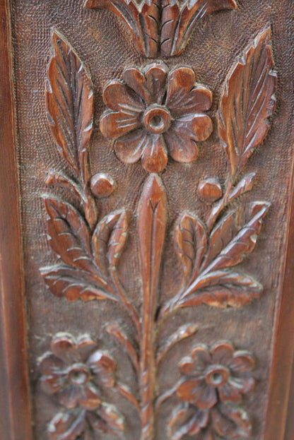 Antique Walnut Bedside Cupboard - Kernow Furniture