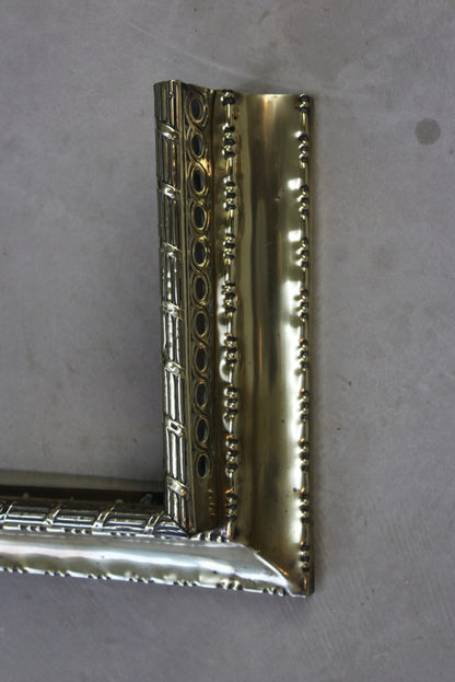 Pierced Brass Fire Fender - Kernow Furniture