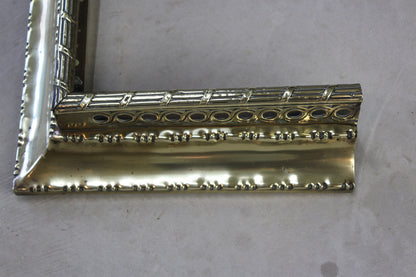 Pierced Brass Fire Fender - Kernow Furniture