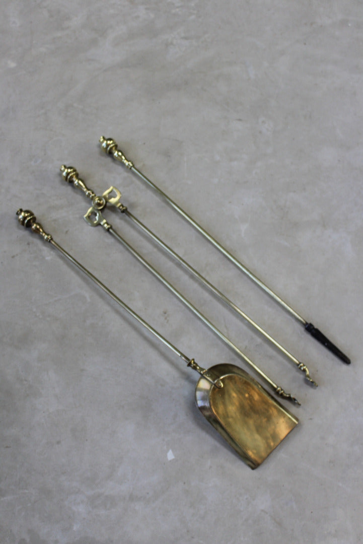 Brass Fire Companion Set - Kernow Furniture