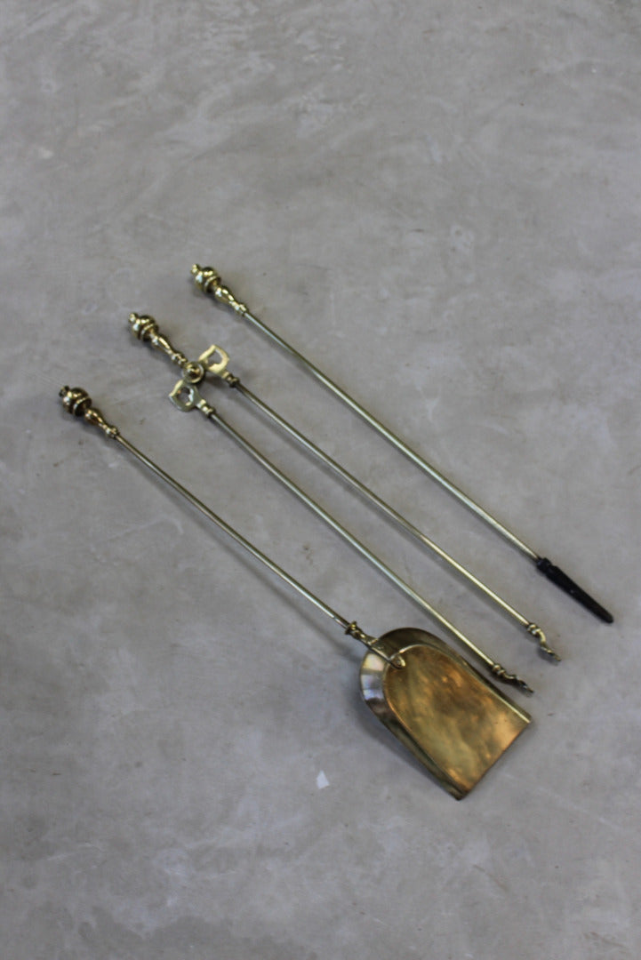 Brass Fire Companion Set - Kernow Furniture